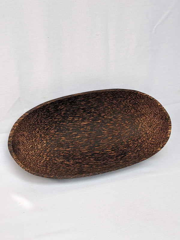 #7841 Palm Wood Oval Bowl