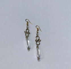 Earring: #7891 Glass Cut Bead Earring