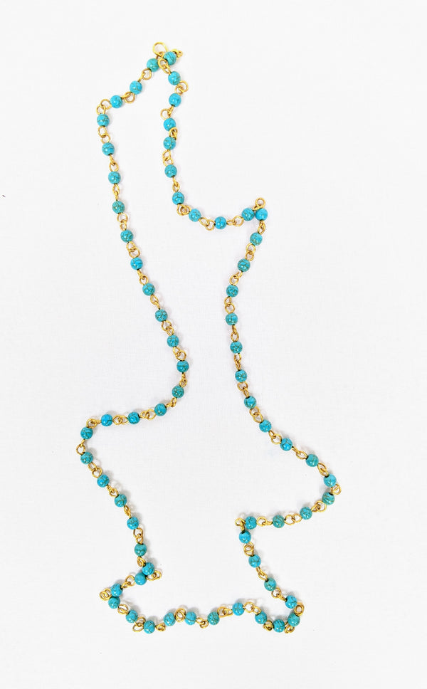 Necklace: #7826 Turquoise Strand