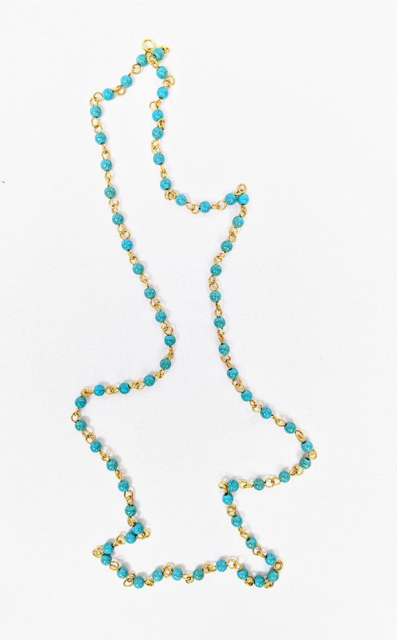 Necklace: #7826 Turquoise Strand