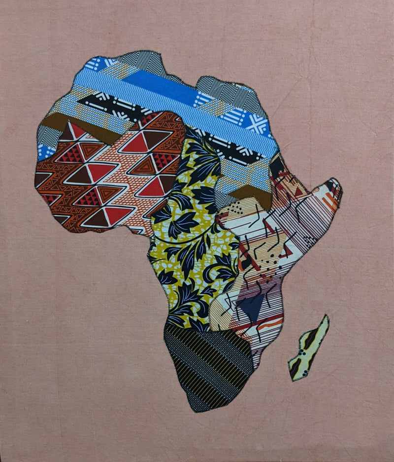 Wall Hanging: #3402 Africa Map Applique L