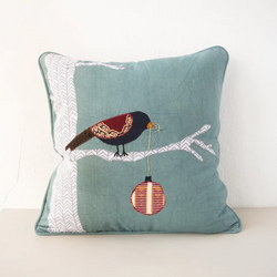 Pillow: #2706 With Form, #2882 W/O Form Christmas Bird Pillow
