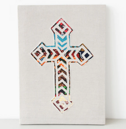 Wall Hanging: #2306 Framed, #2670 W/O Frame Cross S