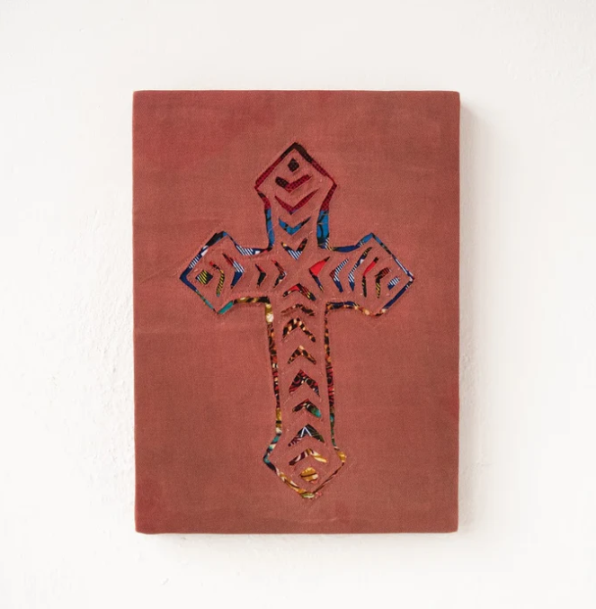Wall Hanging: #2306 Framed, #2670 W/O Frame Cross S