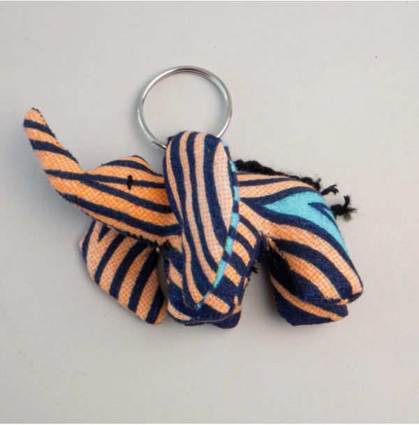 Uganda Accessory: #4952 Animal Elephant Keyholder