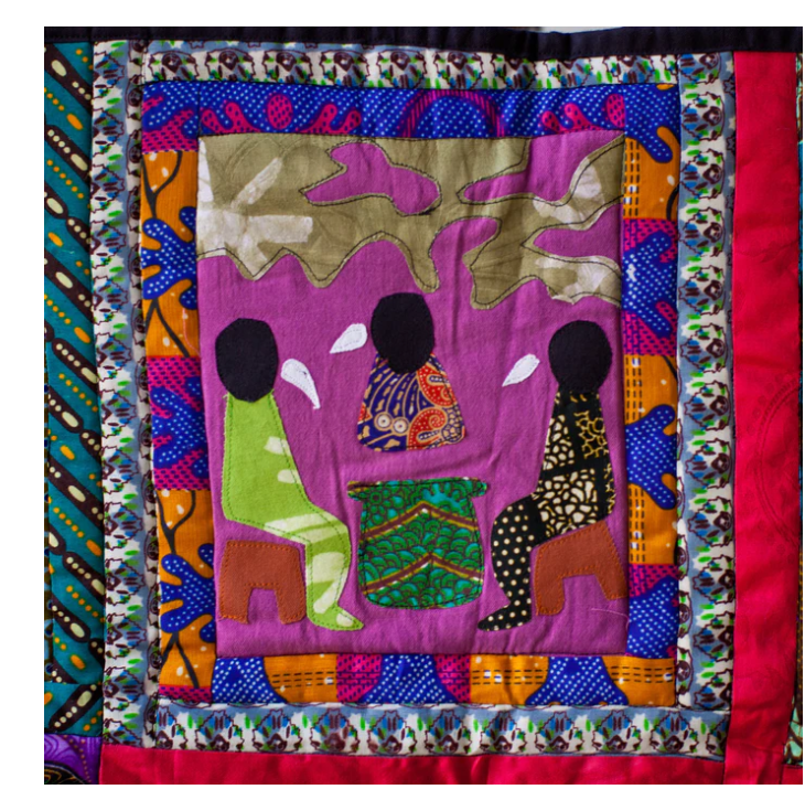 Wall Hanging: #2582 S, #2581 L Unity Quilt 12 Panels