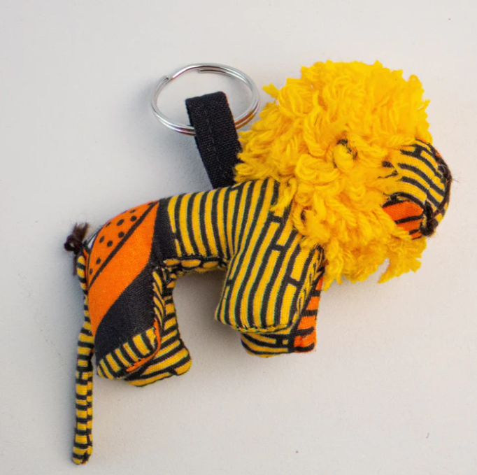 Uganda Accessory: #4955 Animal Lion Key holder