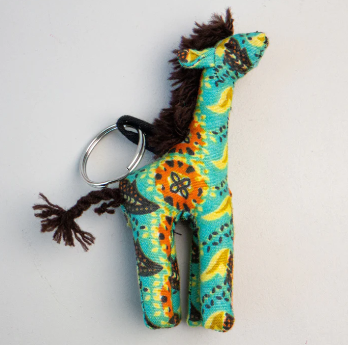 Uganda Accessory: #4953 Animal Giraffe Key holder