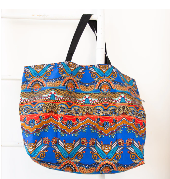Kitenge Bag: #2649 Reversible Market Bag
