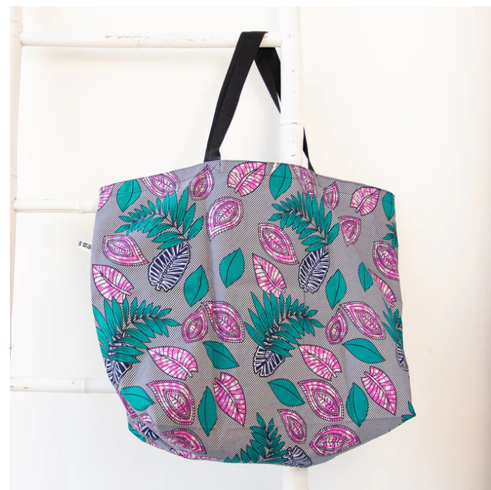 Kitenge Bag: #2649 Reversible Market Bag