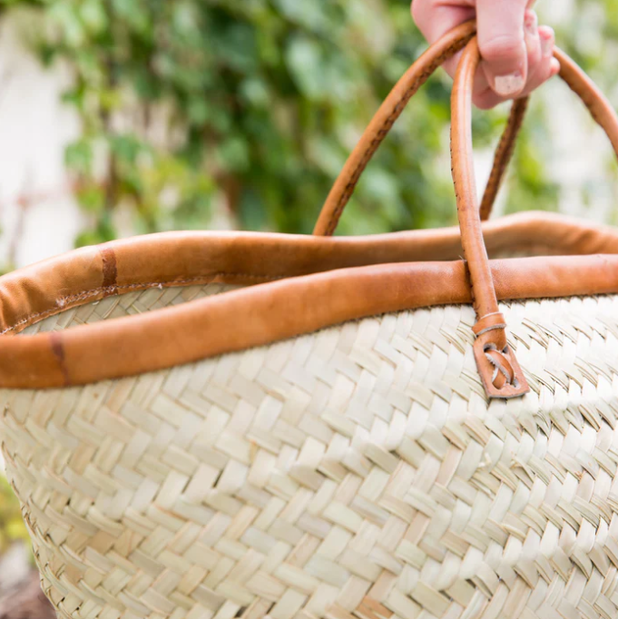 Basket: #7302 Leather Rim
