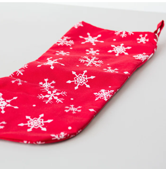 Stocking: #3353 Snowflake Screen Print