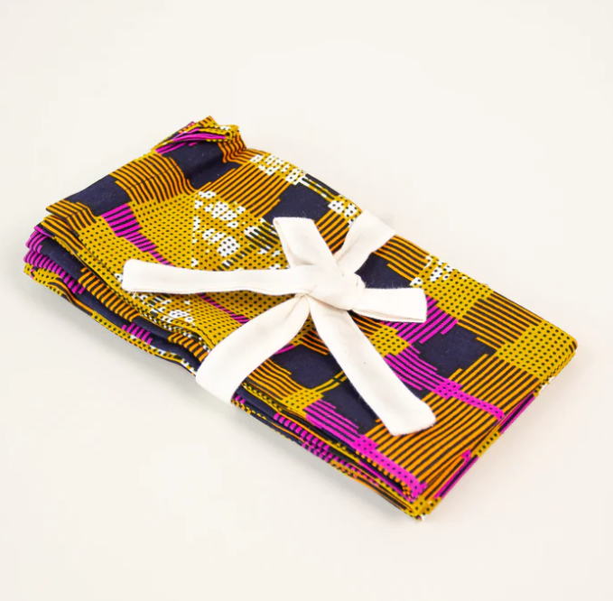 Napkins: #3200 Kitenge Dinner Napkins Set of 4