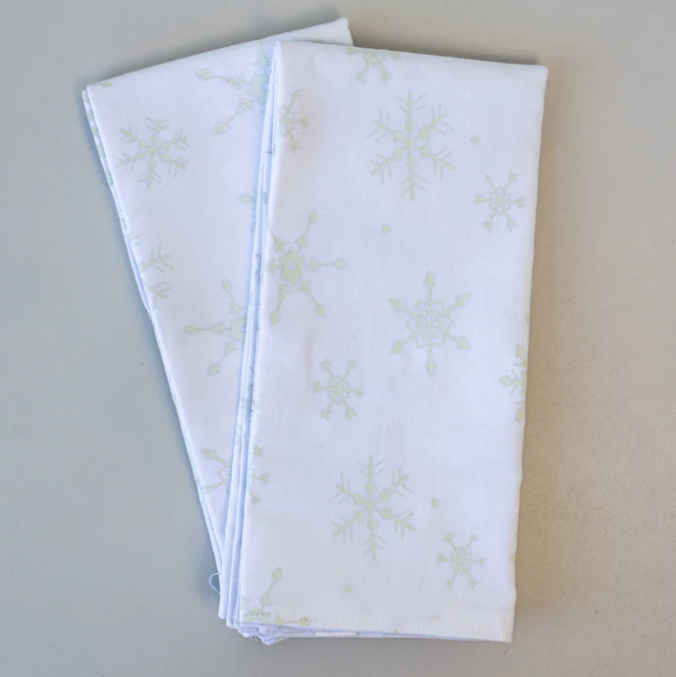 Christmas: #2794 Snowflake Tea Towel Set Of 2