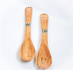 Wood: #7333 Flat Spoon Set