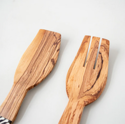 Wood: #7810 Claw Tongs Set