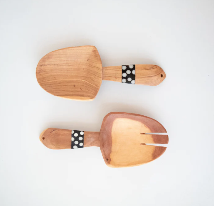 Wood: #7349 Short Spoon Set