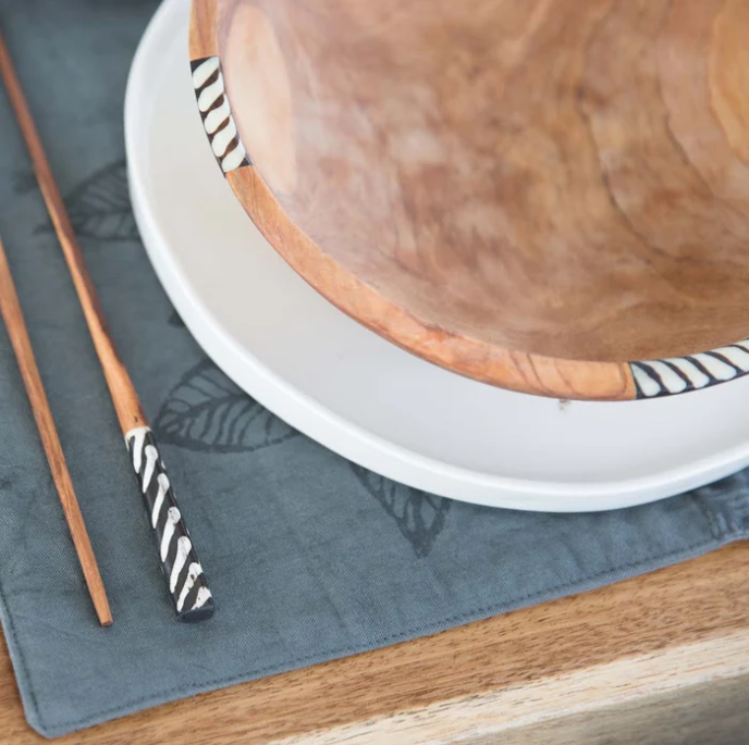 Wood: #7328 Batik Bowl