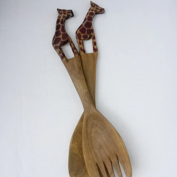 Wood: #7331 Animal Spoon Set