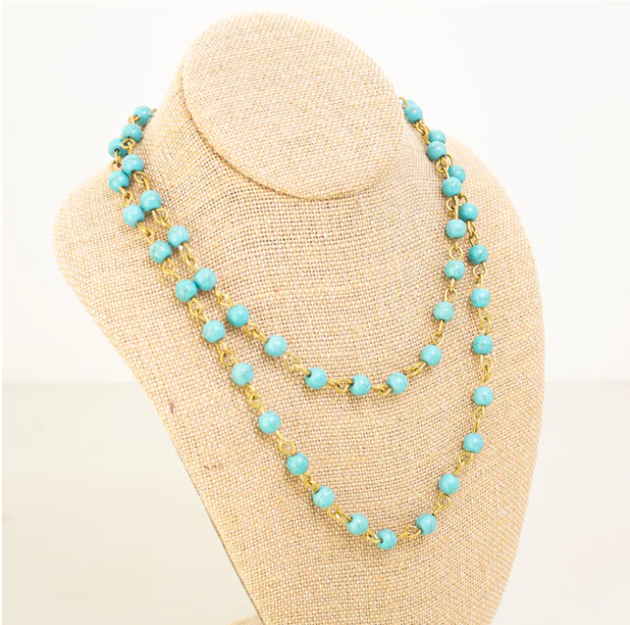 Necklace: #7826 Turquoise Strand