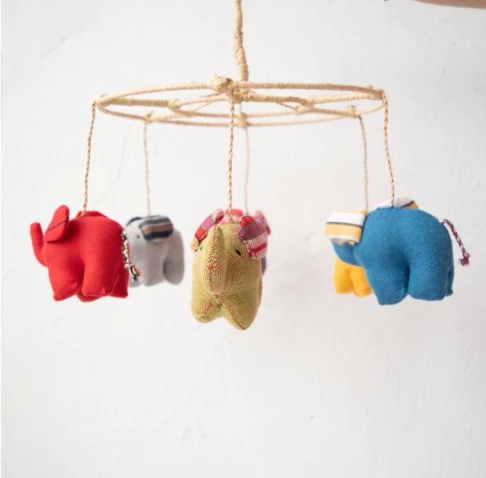 Baby Mobile: #2411 Mobile Kikoy Elephants