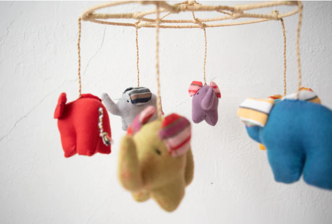 Baby Mobile: #2411 Mobile Kikoy Elephants