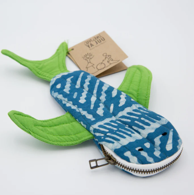Batik Pencil Case: #2417 Fish Pencil Case