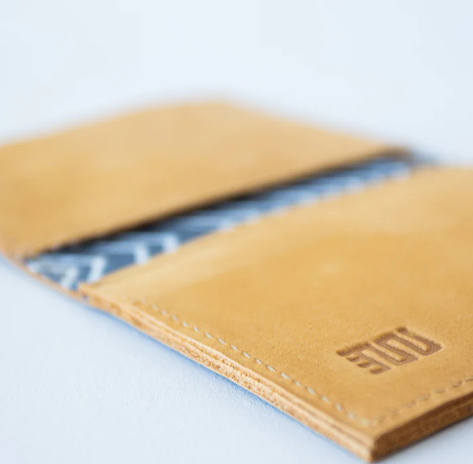 Leather: #3107 Folded Card Holder