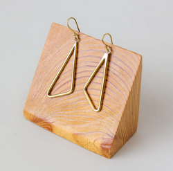 Earrings: #7881 Open Triangle