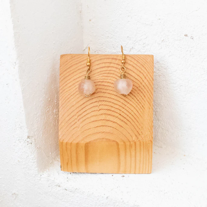 Earrings: #7537 Bottlebead Simple