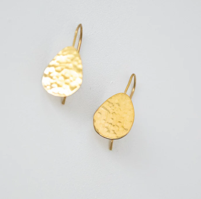 Earrings: #7750 Brass Tear Drop