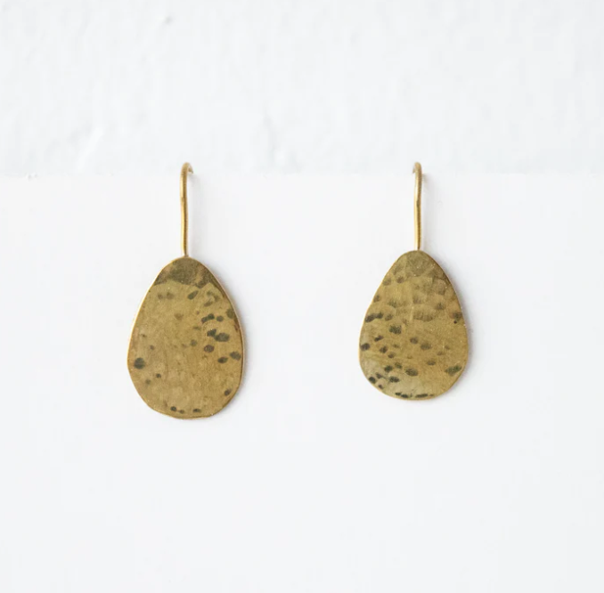 Earrings: #7750 Brass Tear Drop