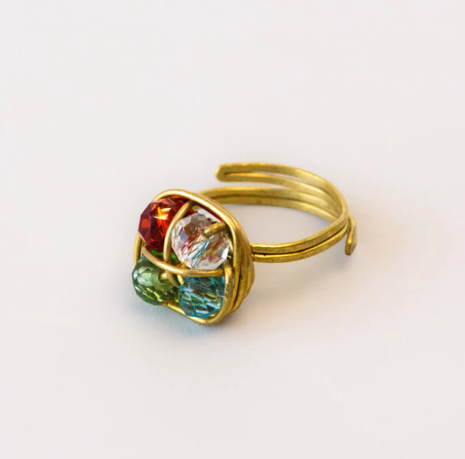 Ring: #7888 Brass Filligree Ring