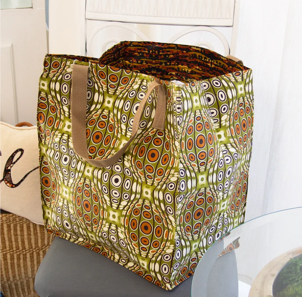 Kitenge Bag: #4945 Shopping Bag Ex Large