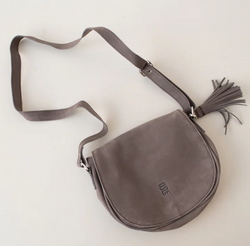 Leather Bag: #1445 Tassel Cross Body Leather
