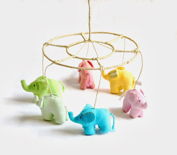 Baby Mobile: #2411 Mobile Kikoy Elephants