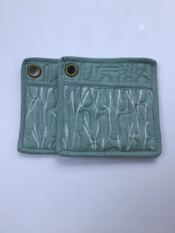 Hot Pad: #3433 W/Sp, #3432 W/O Sp Screen Print Hot Pad Set