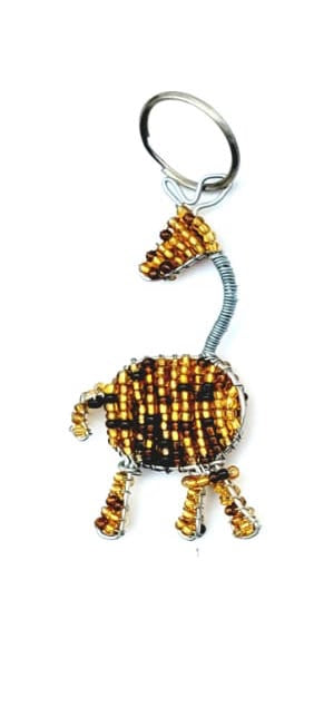 #9672 Giraffe, #9652 Elephant, #9673 Lizard, #9675 Lion, #9677 Ostrich Safari Keyholder