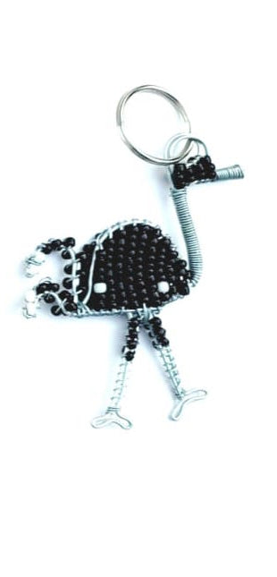 #9672 Giraffe, #9652 Elephant, #9673 Lizard, #9675 Lion, #9677 Ostrich Safari Keyholder