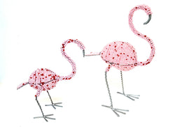 #9507 Medium, #9570 Small Flamingo
