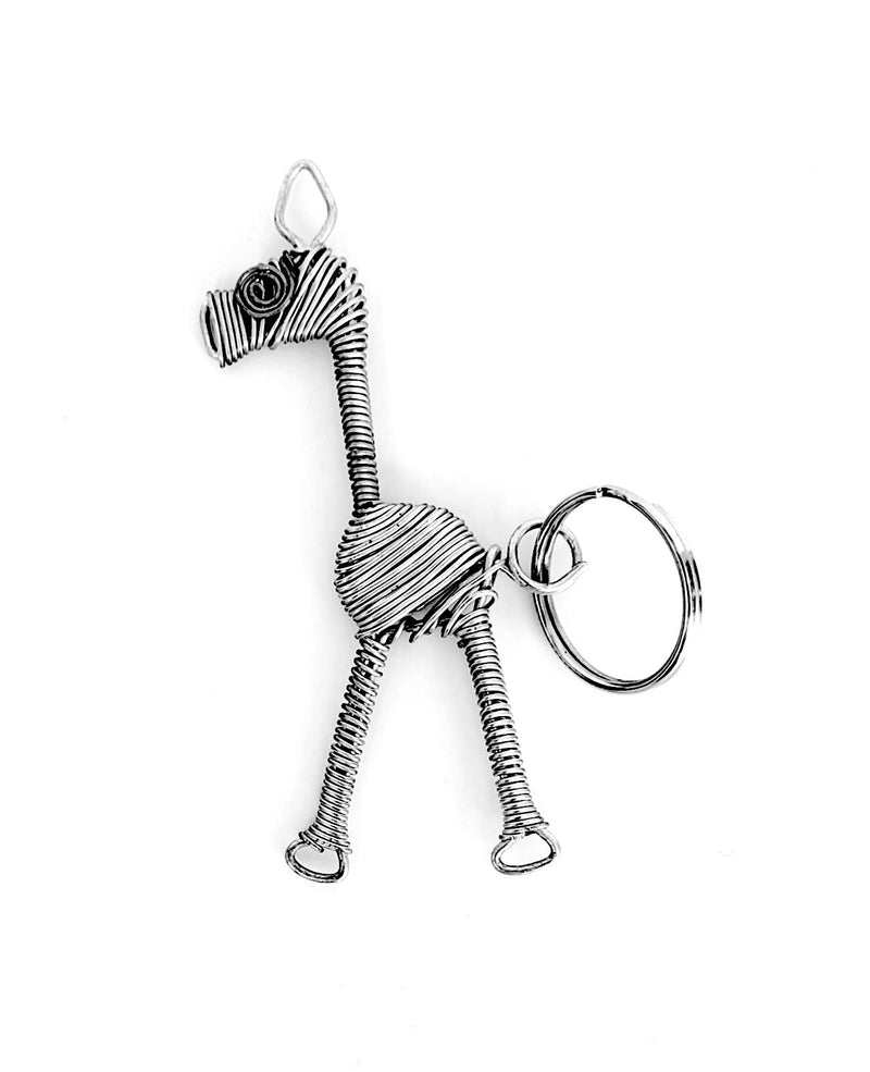 #9676  Giraffe, #9677  Ostrich, #9678  Zebra, #9679  Lizard, #9646 Motorcycle Safari Wire Keyholder