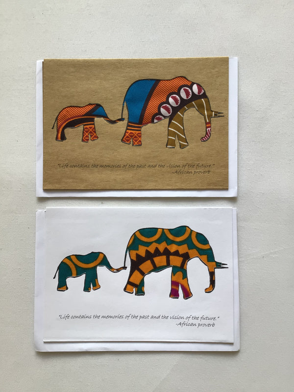 Card: #9157 Elephant $ Baby
