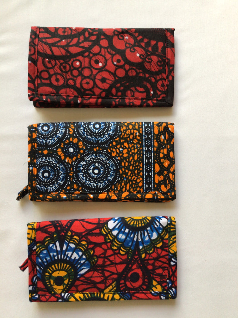 Kitenge Wallet: #4001 Folded Wallet