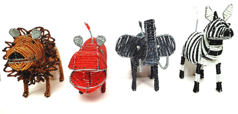 #9503 Lion, #9501 Zebra, #9506 Rhino, #9519 Monkey, #9502 Ostrich, #9587 Buffalo, #9585 Elephant, #9504 Hippo, #9505 Warthog Safari Animals