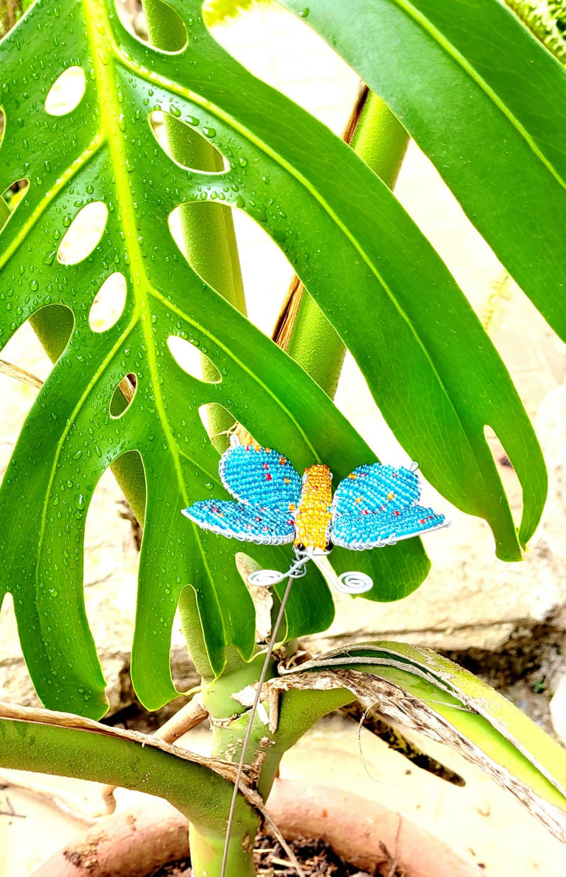 #9625 Dragon Fly Medium, #9630 Dragon Fly Small, #9687 Butterfly Medium, #9688 Butterfly Small Garden Stick Bugs & Insects