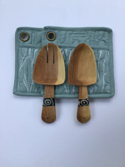 Hot Pad: #3433 W/Sp, #3432 W/O Sp Screen Print Hot Pad Set