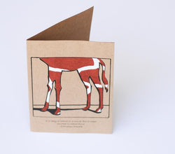 Card: #9159 Giraffe Face, #9124 Giraffe Legs