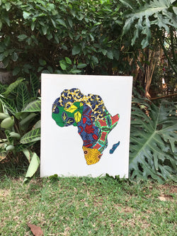 Wall Hanging: #3402 Africa Map Applique L