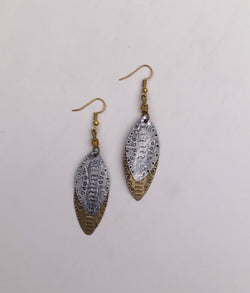 Earrings : #7505 Double Leaf