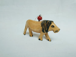 Ornament: #7787 Animal Wood Lion